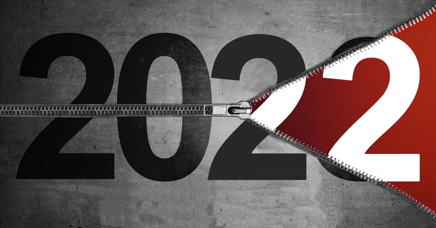 2022 abrem para o ano novo