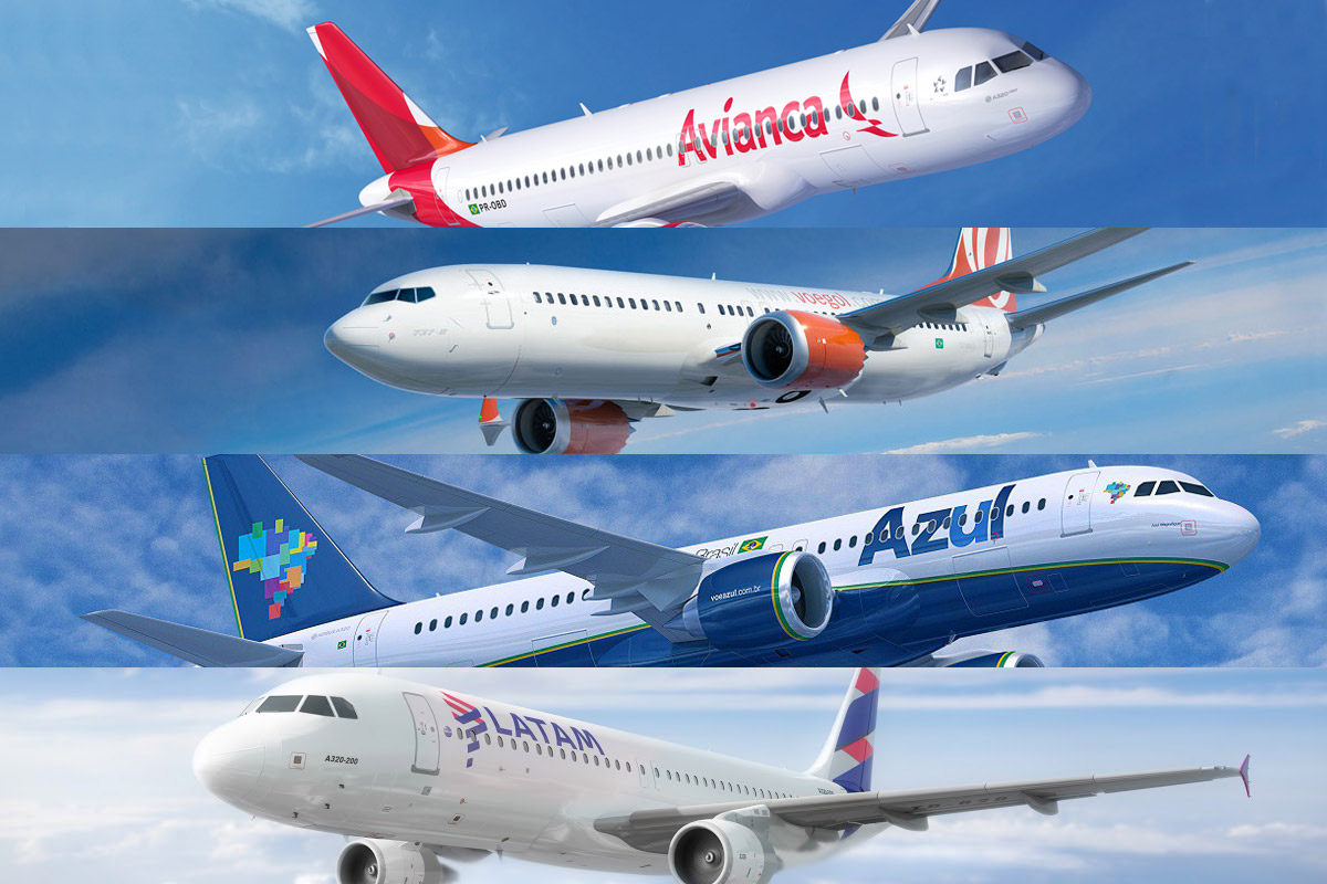 cias aereas novos avioes