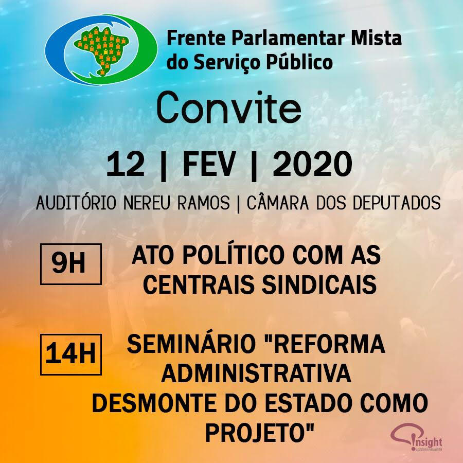 frente servico publico convite dia 12