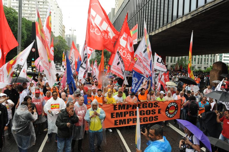 manifestacao centrais fevereiro 20 fiesp